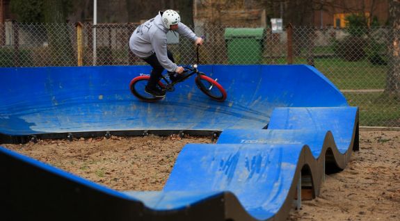 Modular no estacionario pumptrack