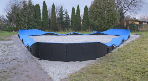 Pumptrack adaptado para longboard