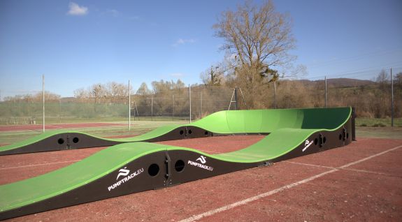 Modular no estacionario pumptrack