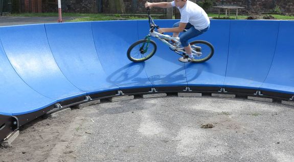 Ruta de bicicleta móvil en Boleszkowice (Polonia)